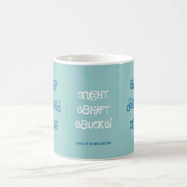 Mug Infirmière déshéritée par sommeil ! (Centre)