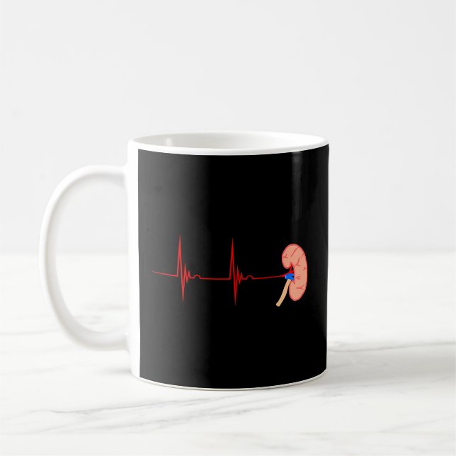 Mug Infirmière dialyse d'organes du rein battement car (Gauche)