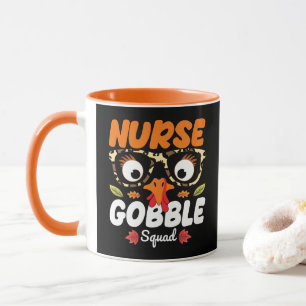 Mug Infirmière Dindon Glouglou Équipe de soins de Than
