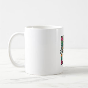 Mug Infirmière diplômée RN Life Floral Vector Design_1