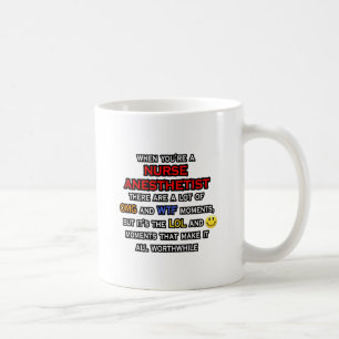 Mug Infirmière drôle Anesthésiste ... OMG WTF LOL