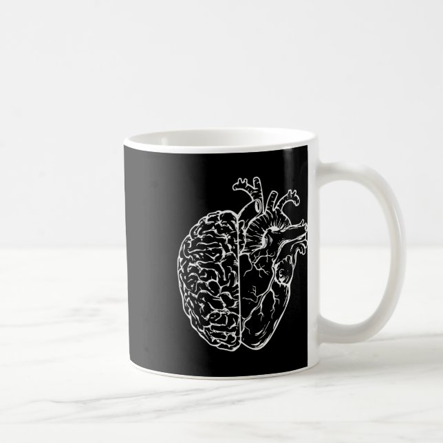 Mug Infirmière du cerveau anatomique Infirmière enseig (Droite)
