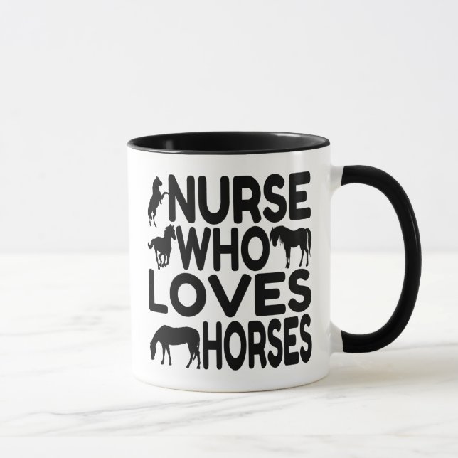 Mug Infirmière du Cheval (Droite)