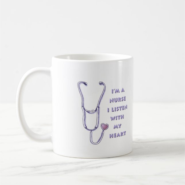 Mug Infirmière du cœur (Gauche)