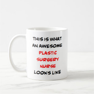 Mug infirmière en chirurgie plastique, génial