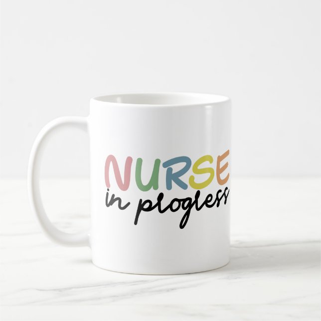 Mug Infirmière en cours Futures infirmières Infirmière (Gauche)