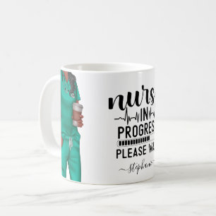 Mug Infirmière en cours Personnalisée