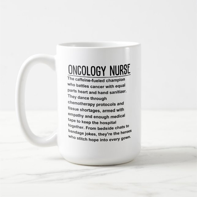 Mug Infirmière en oncologie (Gauche)