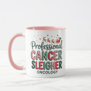 Mug Infirmière en oncologie Noël Cancer Chimiothérapie