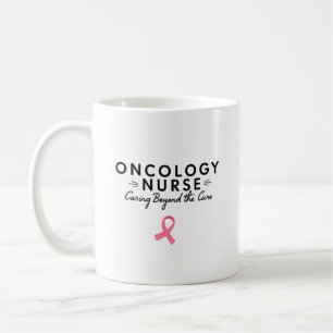 Mug Infirmière en oncologie – Prendre soin au-delà de 