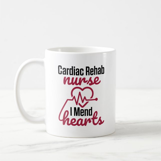 Mug Infirmière en réadaptation cardiaque Infirmière en (Gauche)