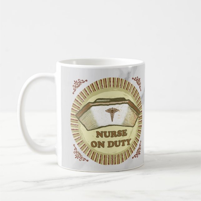 Mug Infirmière en service (Gauche)