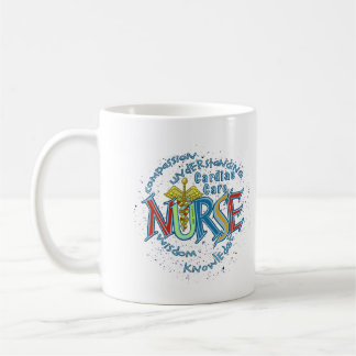 Mug Infirmière en soins cardiaques Motto