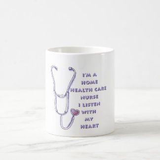 Mug Infirmière en soins de santé à domicile Cœur