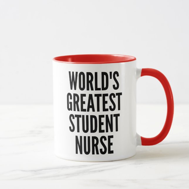 Mug Infirmière étudiante au travail difficile (Droite)