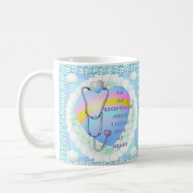 Mug Infirmière exceptionnelle Stethoscope (Gauche)