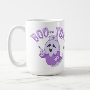 Mug Infirmière fantôme drôle Boo-Tox Halloween humour 