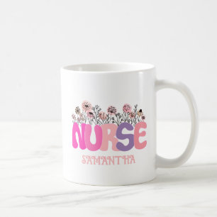 Mug Infirmière florale