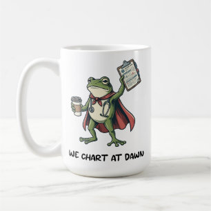 Mug Infirmière grenouille drôle Nous faisons les graph
