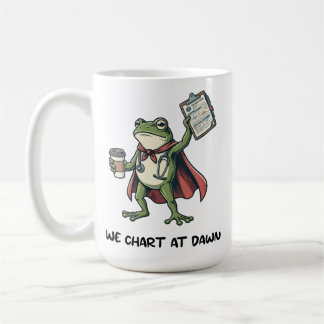 Mug Infirmière grenouille drôle Nous faisons les graph