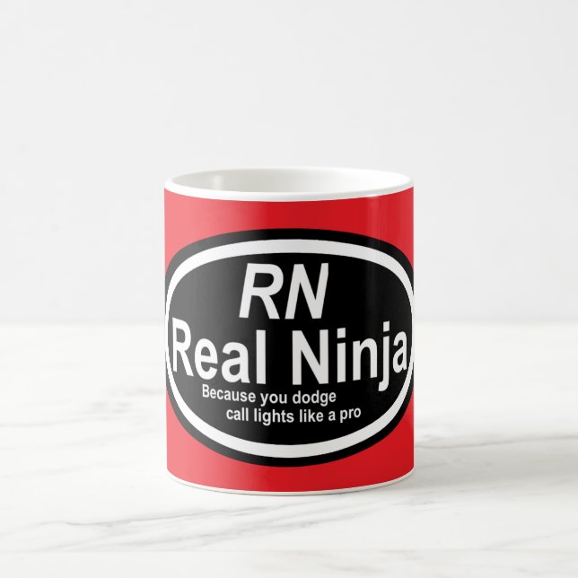 Mug Infirmière humour imprimé nouveauté "RN"  (Centre)