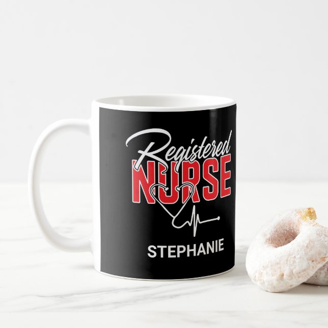 Mug Infirmière inscrite (Avec donut)