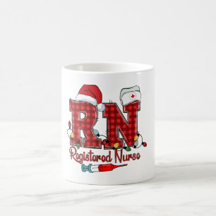 Mug Infirmière inscrite Motif préposée Noël