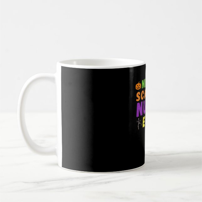 Mug Infirmière la plus effrayante jamais drôle Hallowe (Gauche)