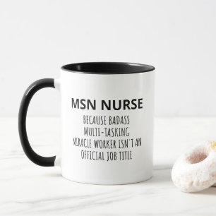Mug Infirmière MSN drôle