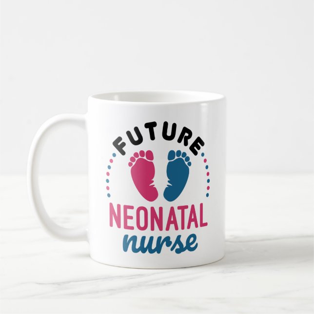 Mug Infirmière néonatale future Préemie NICU Infirmièr (Gauche)