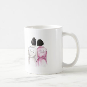 Mug Infirmière noire de Bob de noir de jeune mariée de