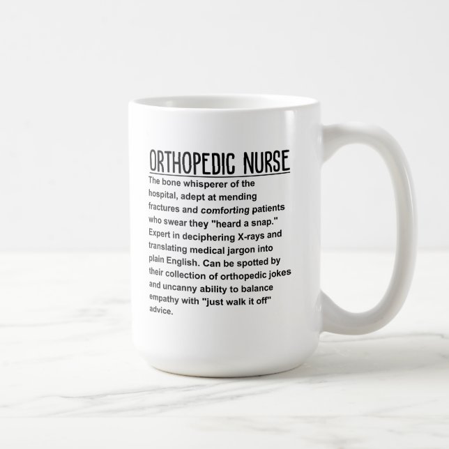 Mug Infirmière orthopédique (Droite)
