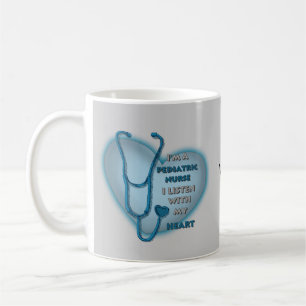 Mug Infirmière pédiatrique bleue