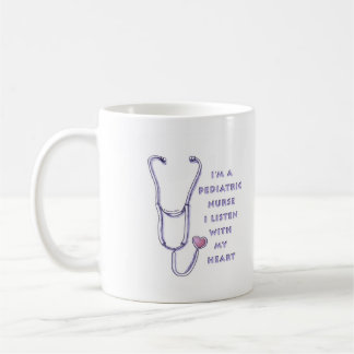 Mug Infirmière pédiatrique cardiaque