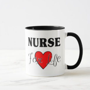Mug Infirmière pendant la vie