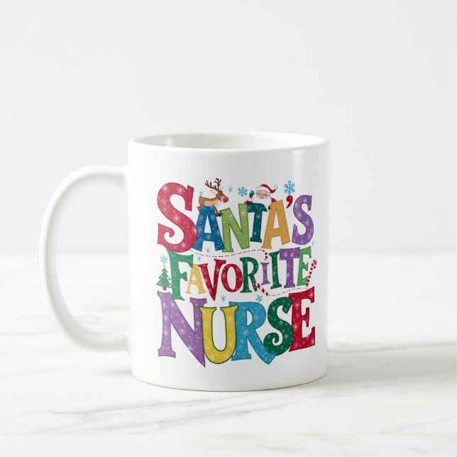 Mug - Infirmière - Père Noël (Gauche)