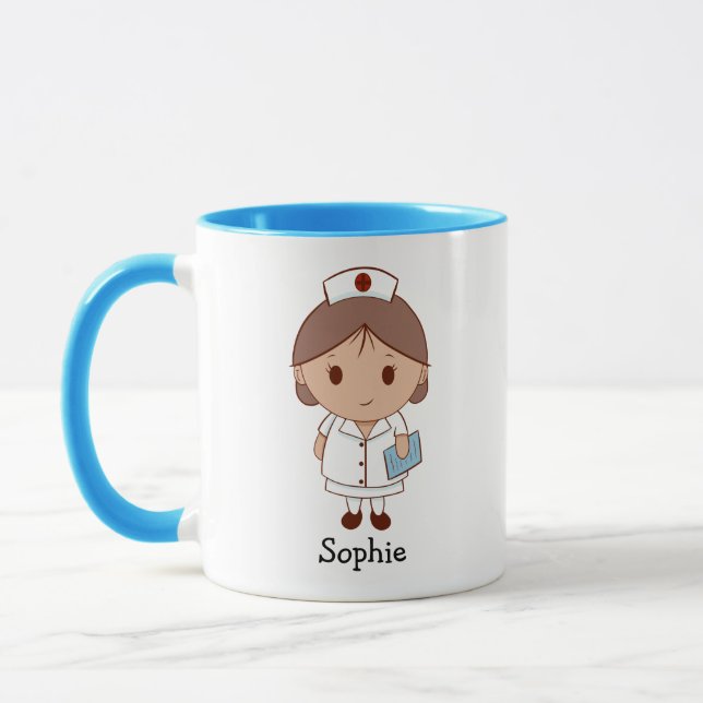 Mug Infirmière personnalisée (Gauche)