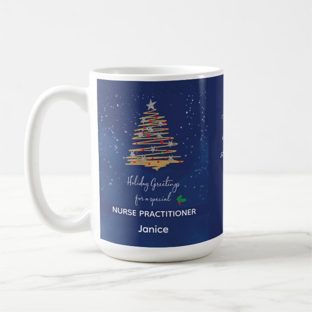Mug Infirmière Praticien Merci Vacances Vous Rendre Lu (Gauche)