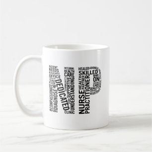 Mug Infirmière Praticien Mot Art NP