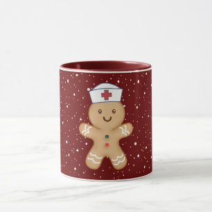 Mug infirmière praticienne de Noël Étudiante en pédiat