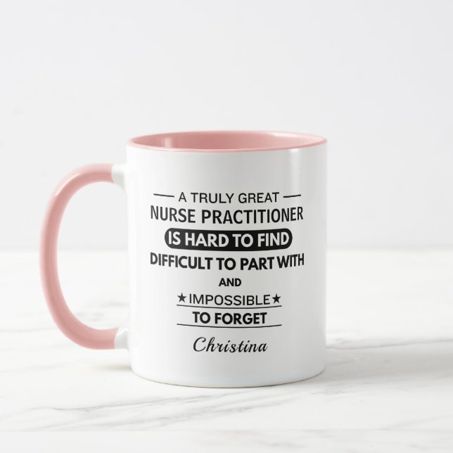Mug Infirmière praticienne personnalisée (Gauche)