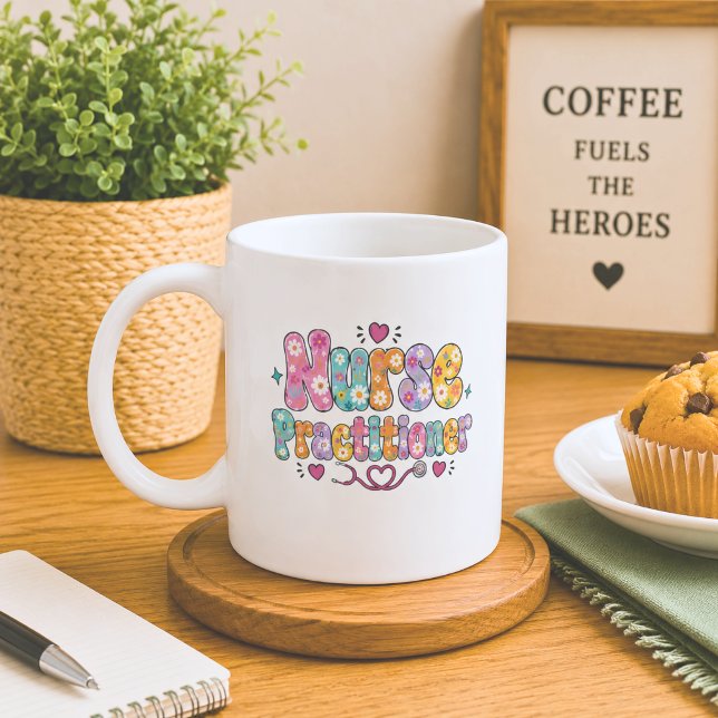 Mug Infirmière praticienne rétro  (Créateur téléchargé)