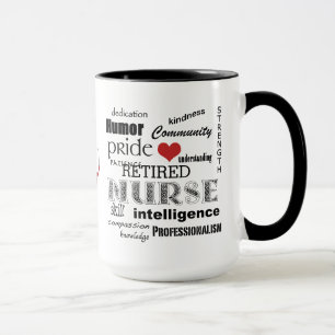Mug Infirmière Pride-Attributes/RETIRED+Stéthoscope