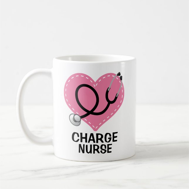 Mug Infirmière responsable Cadeau de soins infirmiers (Gauche)