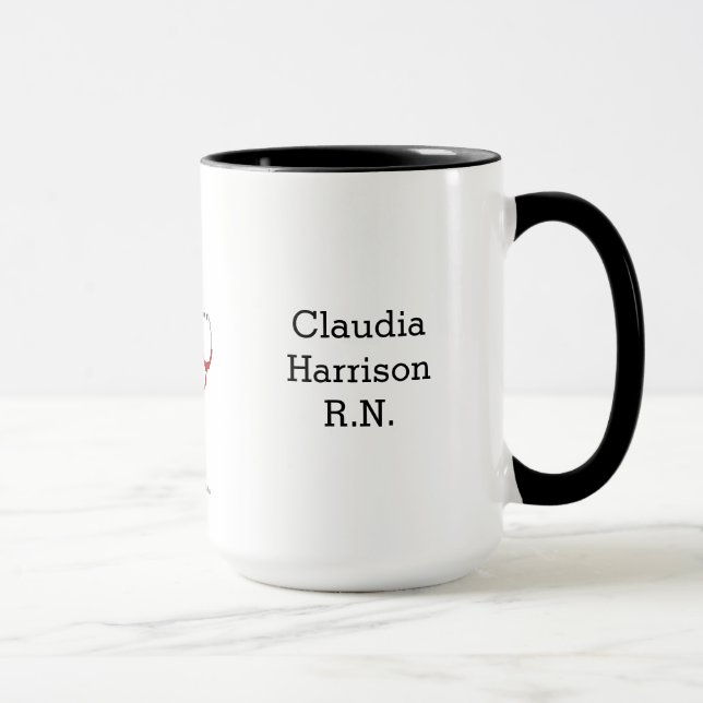 Mug Infirmière retraitée (Droite)