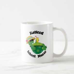 Mug Infirmière retraitée d'école