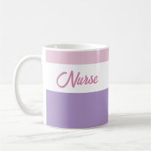 Infirmière rose et violette