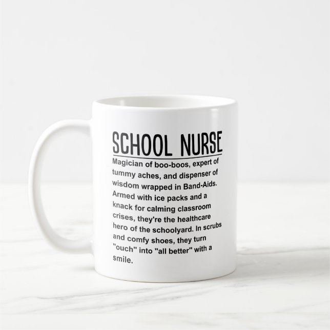 Mug infirmière scolaire (Gauche)