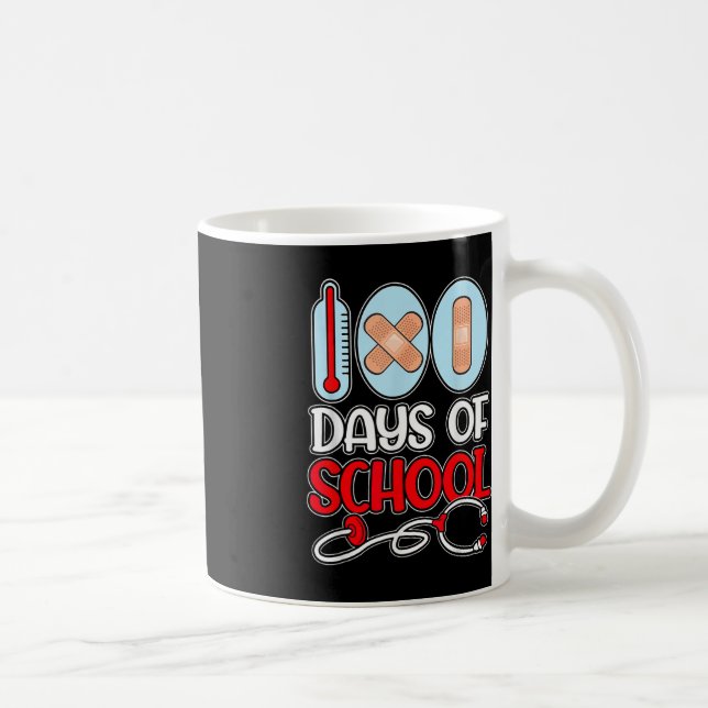 Mug Infirmière scolaire 100 jours d'amour scolaire Ste (Droite)