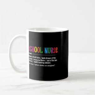 Mug Infirmière scolaire Définition Byck Amusement de r